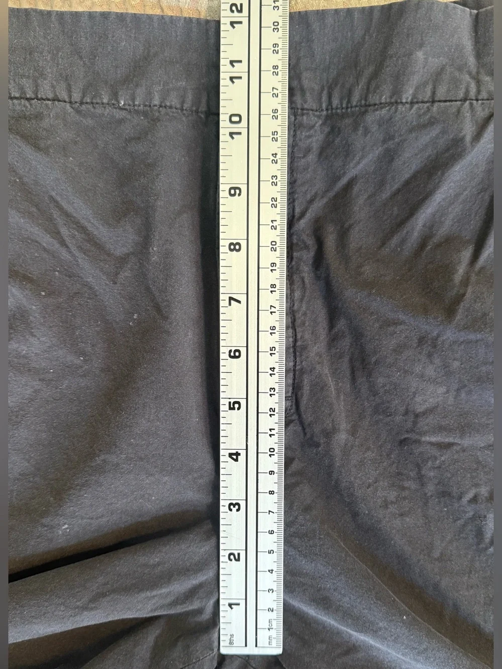 Gucci Mens Charcoal Gray Cotton Pants Size 34 IT 50 Made In Italy Luxury Elastic